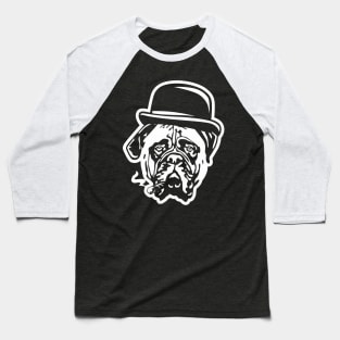 Bull Mastiff Gangster Baseball T-Shirt